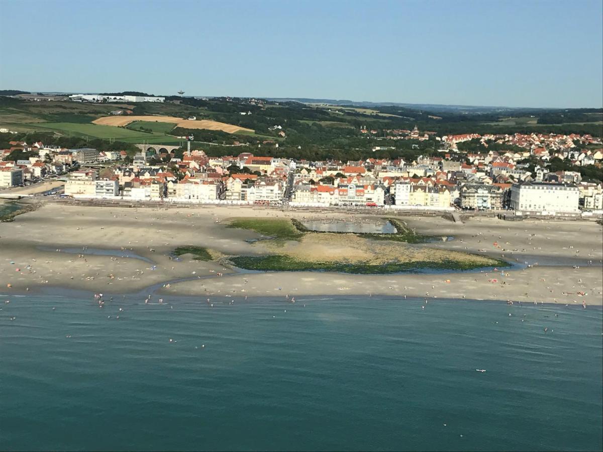Villa Louise - Appartement Spacieux Proche Digue Avec Jardin Wimereux Dış mekan fotoğraf